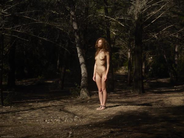 Julia woman in the woods #6
